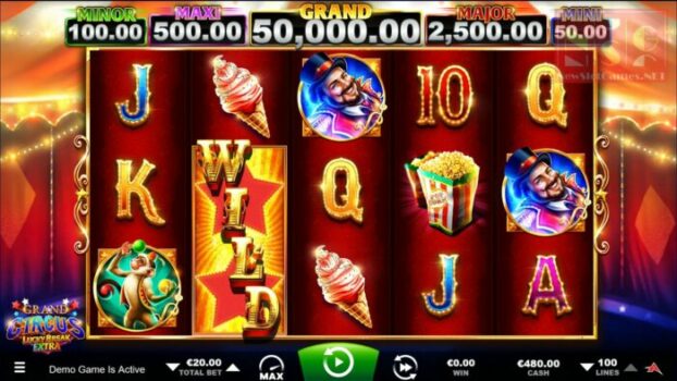 Grand Circus: Lucky Extra Break Slot Review - Jackpot Bet Online