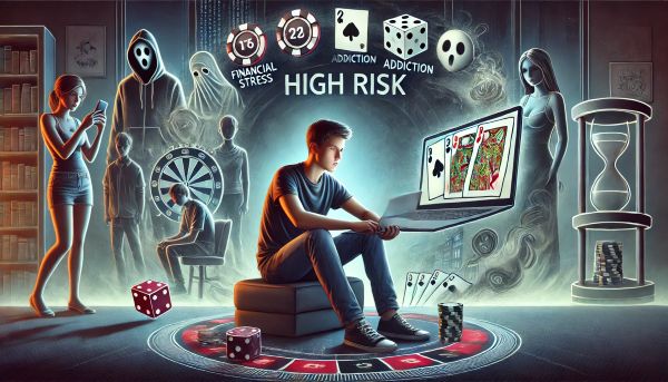 'High Risk' of Gambling Harm to Young Adults, Study Finds