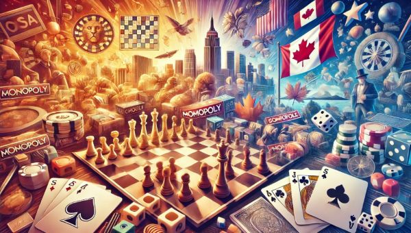 The Most Popular Board and Card Games in the USA & Canada