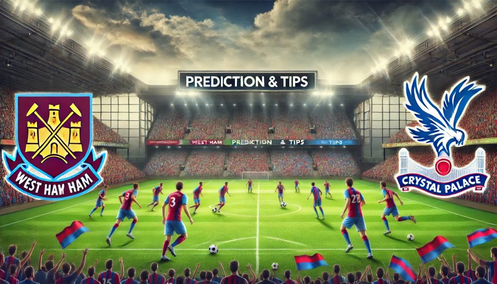 West Ham vs Crystal Palace Prediction and Tips